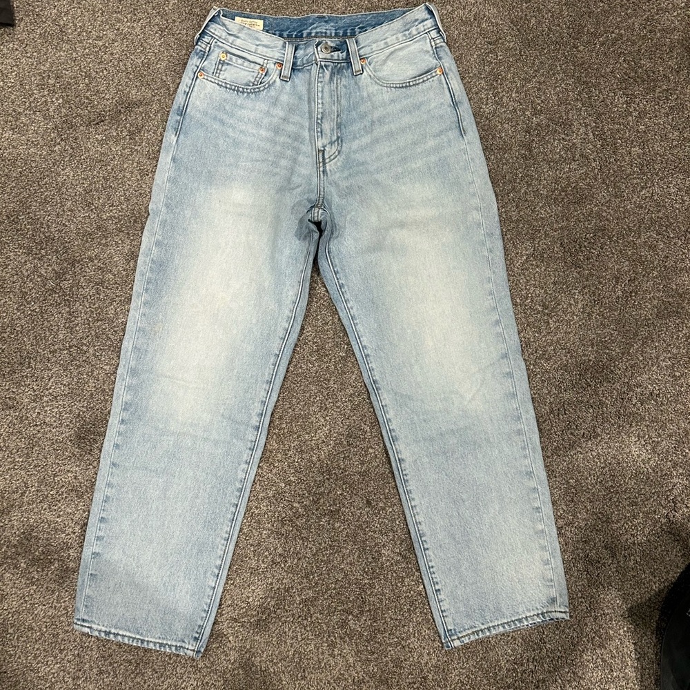 Levi's Blue Straight Jeans with Relaxed Fit